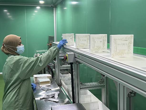 Harvest Group supplement OEM manufacturing powder sachet production line in Malaysia